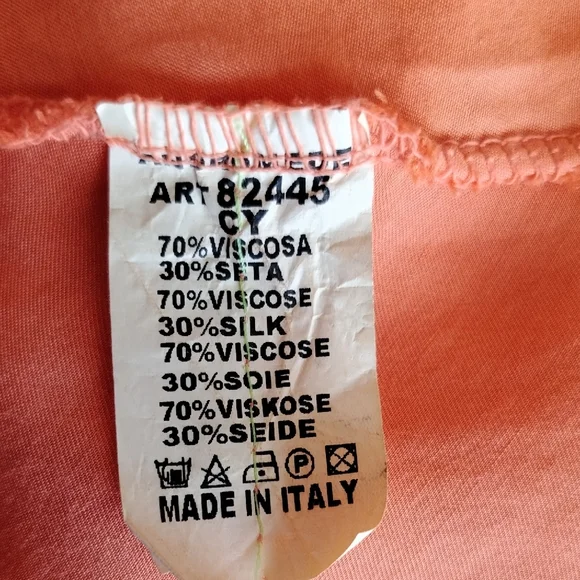 Elegant Orange Maxi Skirt